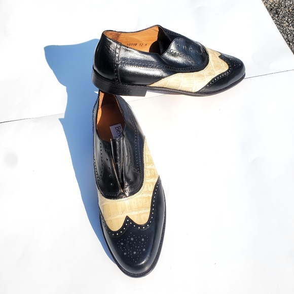 Belvedere Other - Belvidere Florence crocodile wing tip leather shoes. 12 M